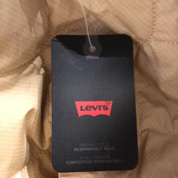 🍁NWT Levi’s MARLOWE oversized reversable Sherpa jacket coat - Picture 10 of 12
